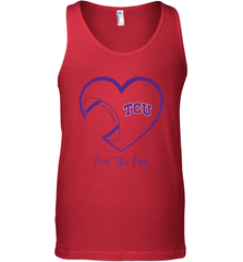 TCU Horned Frogs Football Inside Heart  Team Men's Tank Top Men's Tank Top - FordPhuMy