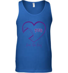 TCU Horned Frogs Football Inside Heart  Team Men's Tank Top Men's Tank Top - FordPhuMy