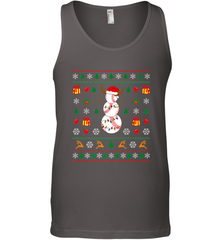 Christmas Baseball Snowman Reindeer In A Santa Hat Pajama Men's Tank Top Men's Tank Top - FordPhuMy