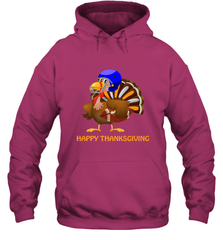 Cool Happy Thanksgiving Football Shirt Gobble Player Turkey Hooded Sweatshirt Hooded Sweatshirt - FordPhuMy