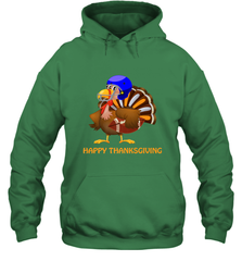 Cool Happy Thanksgiving Football Shirt Gobble Player Turkey Hooded Sweatshirt Hooded Sweatshirt - FordPhuMy