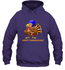 Cool Happy Thanksgiving Football Shirt Gobble Player Turkey Hooded Sweatshirt Hooded Sweatshirt - FordPhuMy