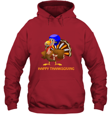 Cool Happy Thanksgiving Football Shirt Gobble Player Turkey Hooded Sweatshirt Hooded Sweatshirt - FordPhuMy