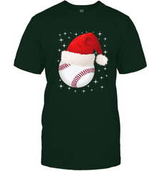 Christmas Stars baseball Ball Santa Hat Funny Sport Xmas Men's T-Shirt Men's T-Shirt - FordPhuMy