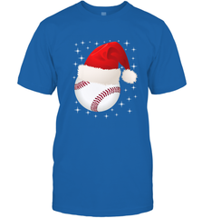 Christmas Stars baseball Ball Santa Hat Funny Sport Xmas Men's T-Shirt Men's T-Shirt - FordPhuMy