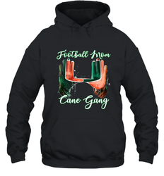 Football mom cane gang 2 Hooded Sweatshirt