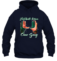 Football mom cane gang 2 Hooded Sweatshirt