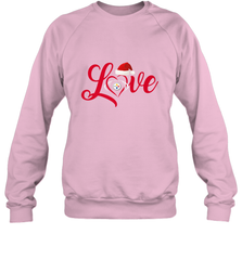 NFL Pittsburgh Steelers Logo Christmas Santa Hat Love Heart Football Team Crewneck Sweatshirt Crewneck Sweatshirt - FordPhuMy