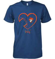 Oklahoma State Cowboys Football Inside Heart  Team Men's Premium T-Shirt Men's Premium T-Shirt - FordPhuMy