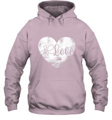 Love Valentines Day Heart Vintage Gift For Men Women Hooded Sweatshirt Hooded Sweatshirt - FordPhuMy
