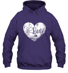 Love Valentines Day Heart Vintage Gift For Men Women Hooded Sweatshirt Hooded Sweatshirt - FordPhuMy