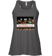 Comics Style Funny Christmas Happy Birthday Jesus Women's Racerback Tank Women's Racerback Tank - FordPhuMy
