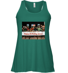 Comics Style Funny Christmas Happy Birthday Jesus Women's Racerback Tank Women's Racerback Tank - FordPhuMy
