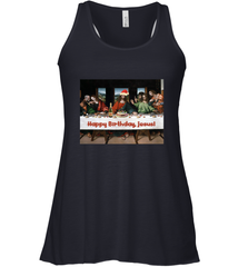 Comics Style Funny Christmas Happy Birthday Jesus Women's Racerback Tank Women's Racerback Tank - FordPhuMy