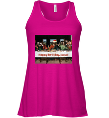 Comics Style Funny Christmas Happy Birthday Jesus Women's Racerback Tank Women's Racerback Tank - FordPhuMy
