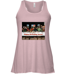Comics Style Funny Christmas Happy Birthday Jesus Women's Racerback Tank Women's Racerback Tank - FordPhuMy