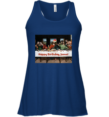 Comics Style Funny Christmas Happy Birthday Jesus Women's Racerback Tank Women's Racerback Tank - FordPhuMy