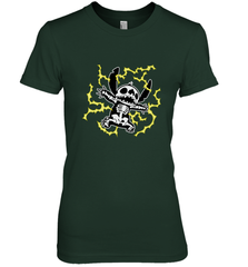 Disney Stitch Skeleton Halloween Women's Premium T-Shirt Women's Premium T-Shirt - FordPhuMy