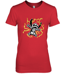 Disney Stitch Skeleton Halloween Women's Premium T-Shirt Women's Premium T-Shirt - FordPhuMy