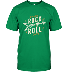 Peace Rock and Roll Love Music Guitar Retro Hippie Men's T-Shirt Men's T-Shirt - FordPhuMy