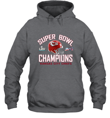 NFL super bowl Kansas City Chiefs Logo Helmet champions Hooded Sweatshirt Hooded Sweatshirt - FordPhuMy