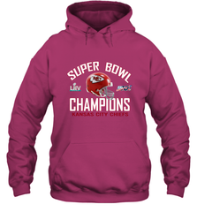 NFL super bowl Kansas City Chiefs Logo Helmet champions Hooded Sweatshirt Hooded Sweatshirt - FordPhuMy