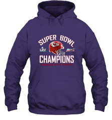 NFL super bowl Kansas City Chiefs Logo Helmet champions Hooded Sweatshirt Hooded Sweatshirt - FordPhuMy
