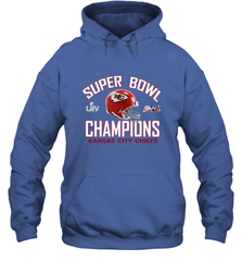 NFL super bowl Kansas City Chiefs Logo Helmet champions Hooded Sweatshirt Hooded Sweatshirt - FordPhuMy