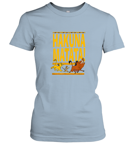 Disney Lion King Classic Hakuna Crew Women Cotton T-Shirt