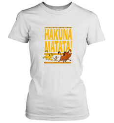 Disney Lion King Classic Hakuna Crew Women Cotton T-Shirt