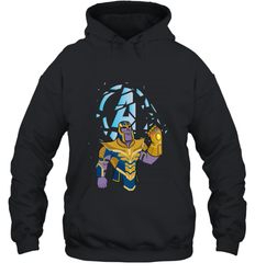 Marvel Avengers Endgame Cartoon Thanos Gauntlet Hooded Sweatshirt