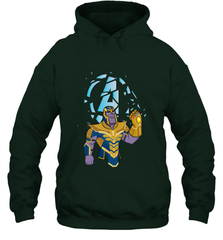 Marvel Avengers Endgame Cartoon Thanos Gauntlet Hooded Sweatshirt Hooded Sweatshirt - FordPhuMy