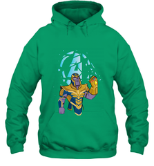Marvel Avengers Endgame Cartoon Thanos Gauntlet Hooded Sweatshirt Hooded Sweatshirt - FordPhuMy