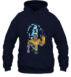 Marvel Avengers Endgame Cartoon Thanos Gauntlet Hooded Sweatshirt