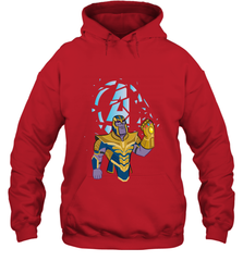 Marvel Avengers Endgame Cartoon Thanos Gauntlet Hooded Sweatshirt Hooded Sweatshirt - FordPhuMy