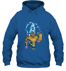 Marvel Avengers Endgame Cartoon Thanos Gauntlet Hooded Sweatshirt Hooded Sweatshirt - FordPhuMy