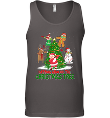 Dabbing Around Christmas Tree Baseball Snowman Santa Men's Tank Top Men's Tank Top - FordPhuMy