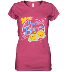 You Are My Butter Half Funny Women's V-Neck T-Shirt Women's V-Neck T-Shirt - FordPhuMy