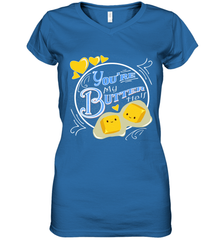 You Are My Butter Half Funny Women's V-Neck T-Shirt Women's V-Neck T-Shirt - FordPhuMy