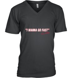 Talladega Nights I Wanna Go Fast Ricky Bobby Signature Men's V-Neck