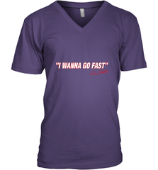 Talladega Nights I Wanna Go Fast Ricky Bobby Signature Men's V-Neck Men's V-Neck - FordPhuMy