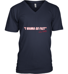 Talladega Nights I Wanna Go Fast Ricky Bobby Signature Men's V-Neck