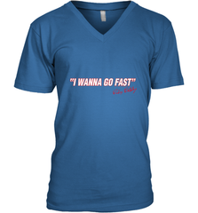 Talladega Nights I Wanna Go Fast Ricky Bobby Signature Men's V-Neck Men's V-Neck - FordPhuMy