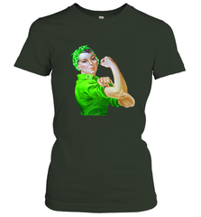 Rosie The Riveter St Patricks Day Women's T-Shirt Women's T-Shirt - FordPhuMy