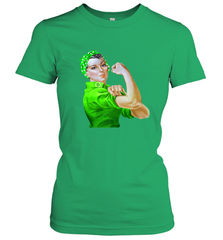 Rosie The Riveter St Patricks Day Women's T-Shirt Women's T-Shirt - FordPhuMy