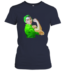 Rosie The Riveter St Patricks Day Women's T-Shirt