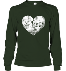 Love Valentines Day Heart Vintage Gift For Men Women Long Sleeve T-Shirt Long Sleeve T-Shirt - FordPhuMy