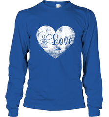 Love Valentines Day Heart Vintage Gift For Men Women Long Sleeve T-Shirt Long Sleeve T-Shirt - FordPhuMy