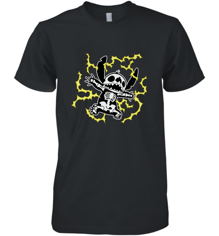 Disney Stitch Skeleton Halloween Men's Premium T-Shirt Men's Premium T-Shirt / Black / XS Men's Premium T-Shirt - FordPhuMy