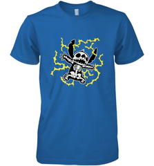 Disney Stitch Skeleton Halloween Men's Premium T-Shirt Men's Premium T-Shirt - FordPhuMy